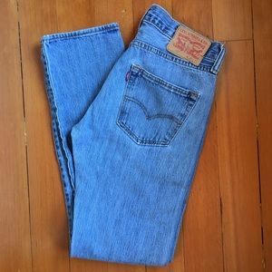 Vintage Levi’s 501s button fly, high waisted jean